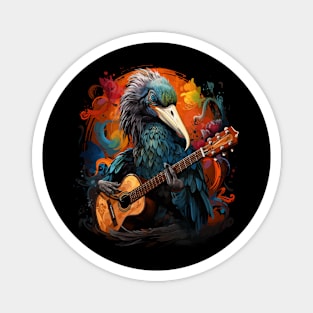 Pelican Playing Guitar Magnet